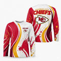 Kansas City Chiefs All Over Print Long Sleeves Shirt Personalize