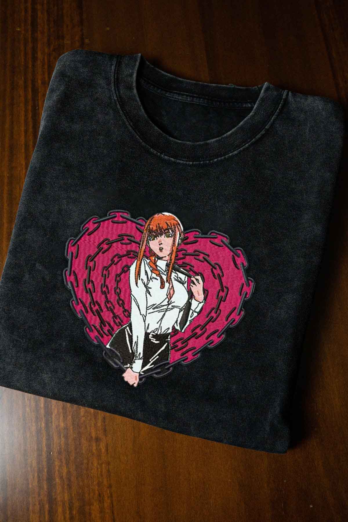 Makima Embroidery Tee