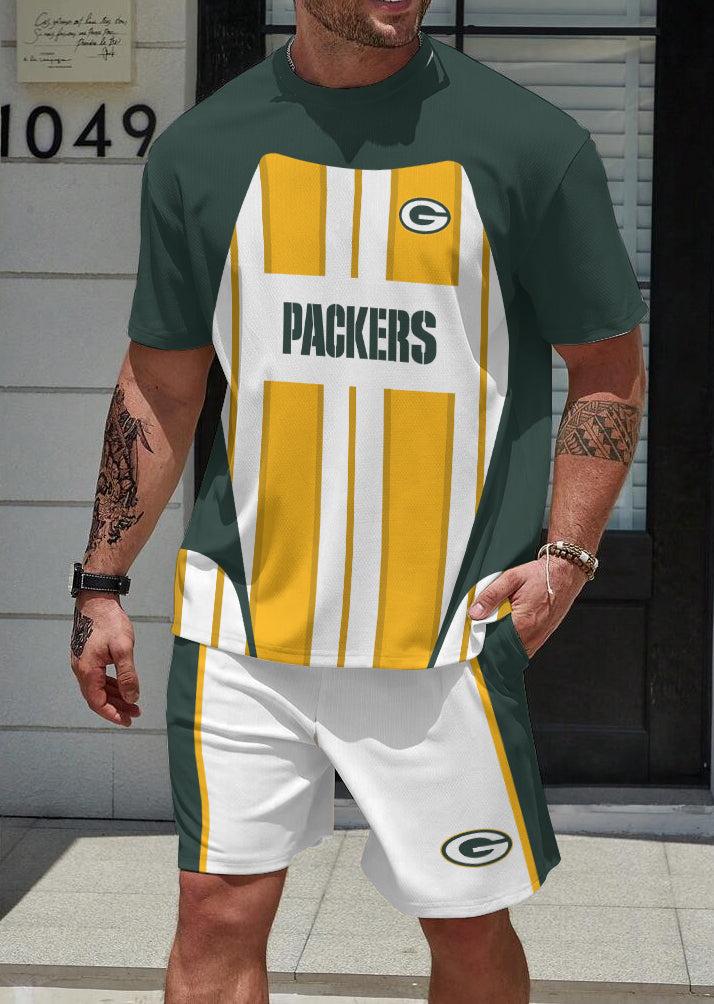 Green Bay Packers  Limited Edition Top And Shorts Two-Piece Suits