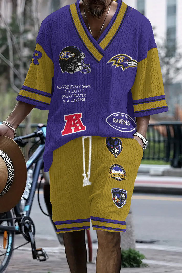 Baltimore Ravens Limited Edition Top And Shorts Two-Piece Suits