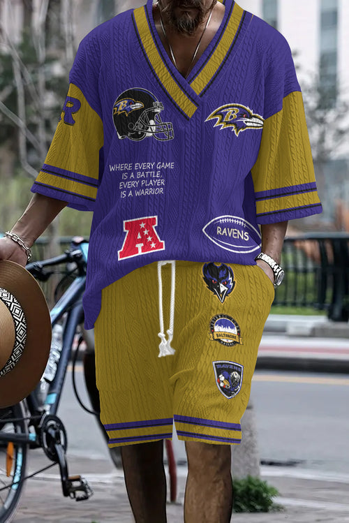 Baltimore Ravens Limited Edition Top And Shorts Two-Piece Suits