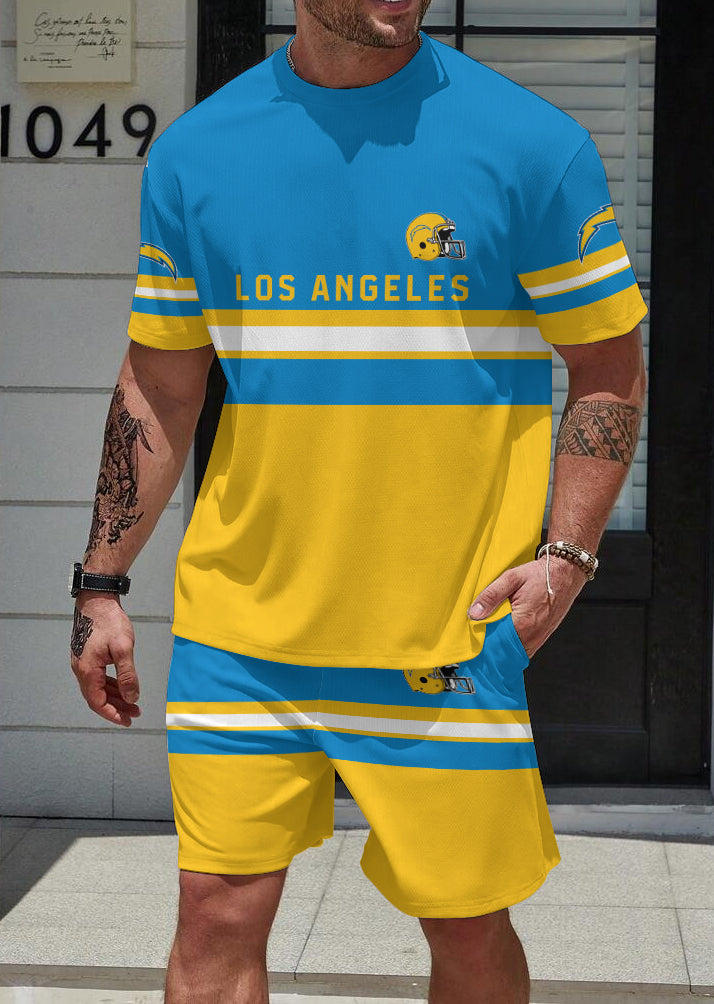 Los Angeles Chargers Limited Edition Top And Shorts Two-Piece Suits