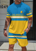 Los Angeles Chargers Limited Edition Top And Shorts Two-Piece Suits