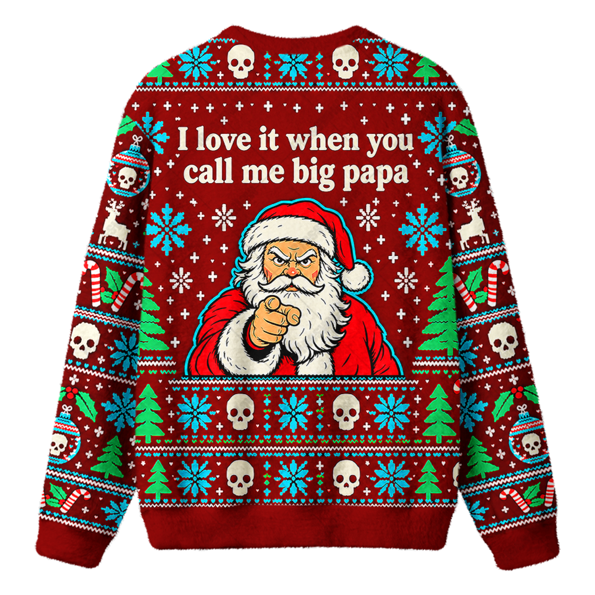 BIG PAPA UGLY CHRISTMAS SWEATSHIRT — image 2