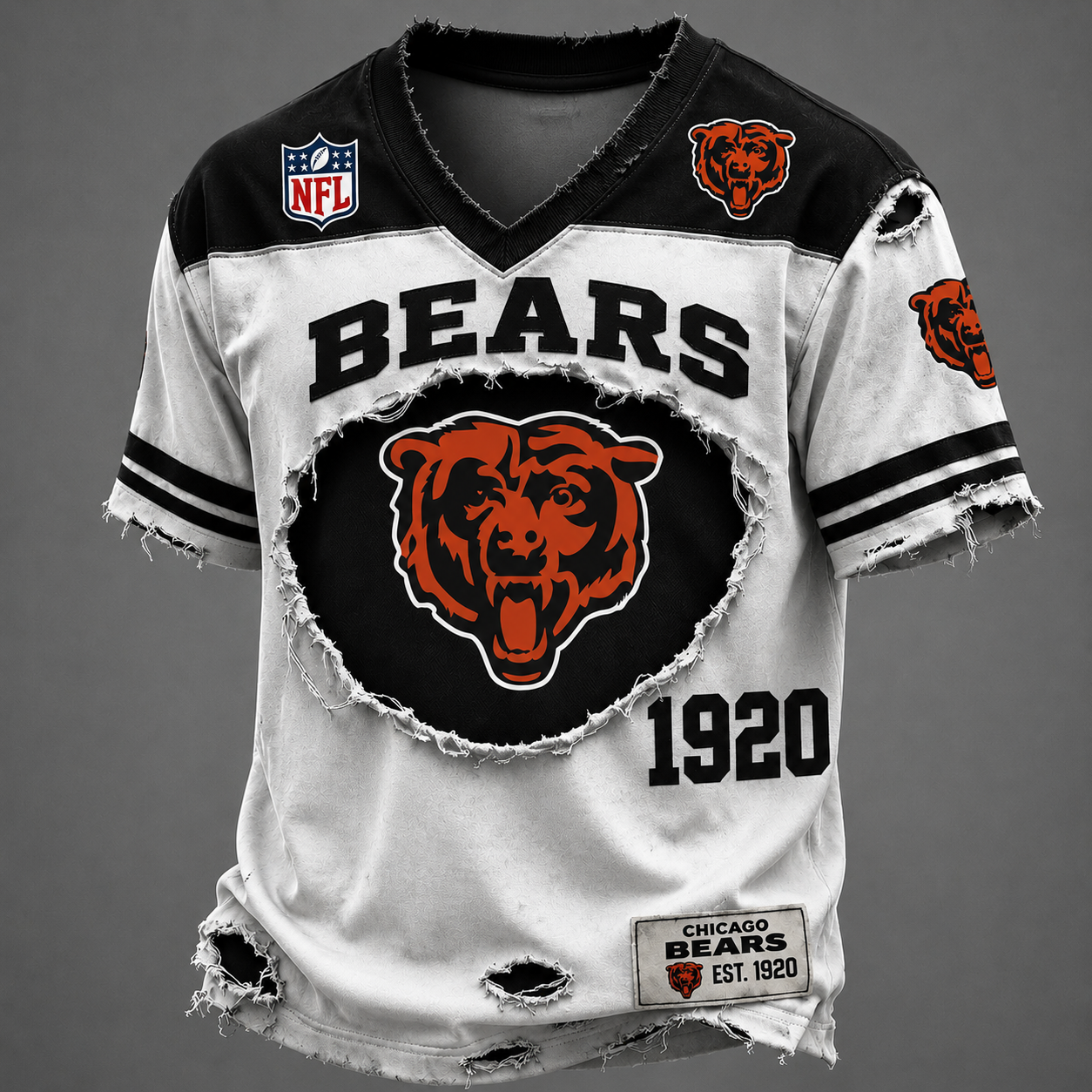 CHI x NFL Luxury Classic T-shirt DDT 140526 TTTZ