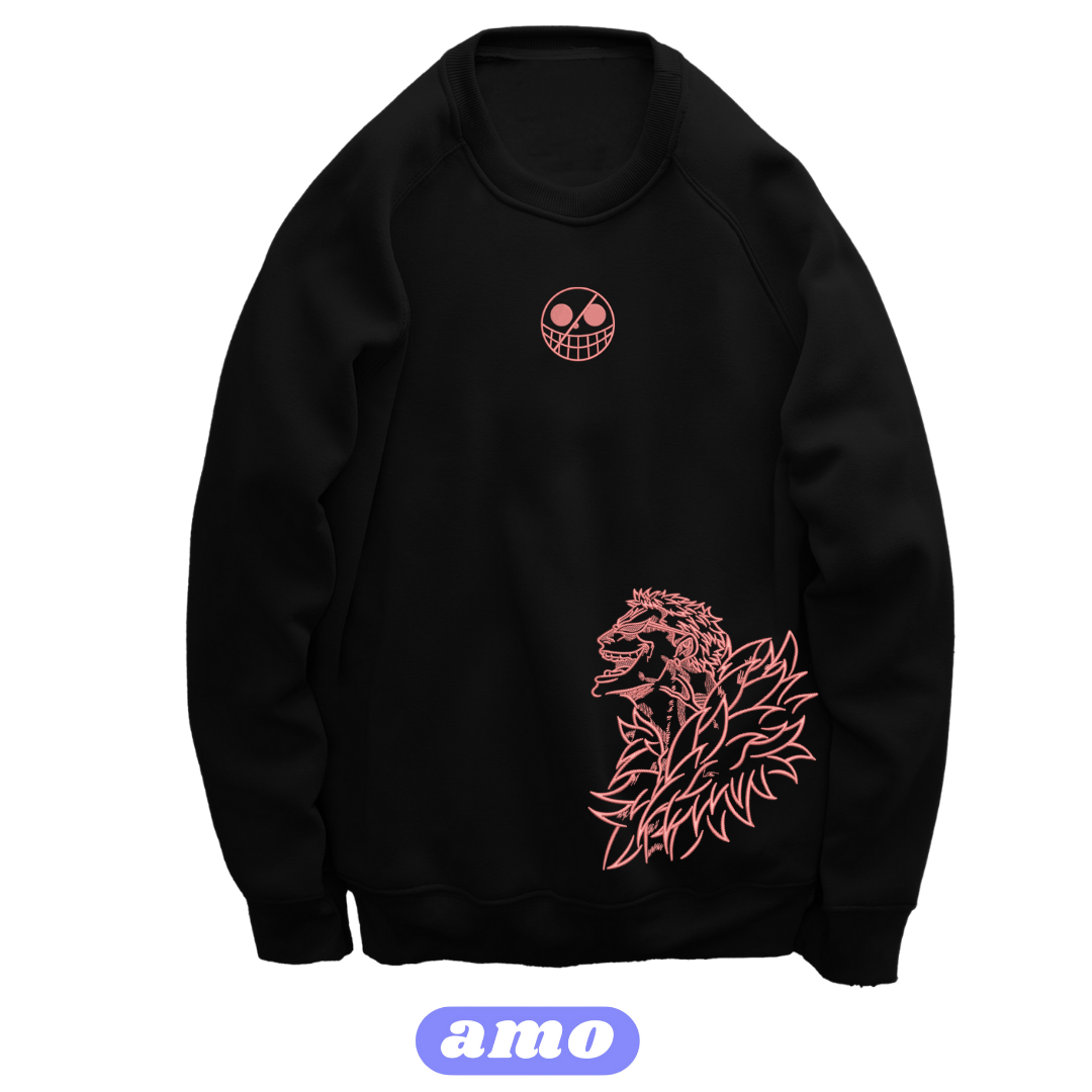 Donquixote Doflamingo One Piece embroidered Sweater