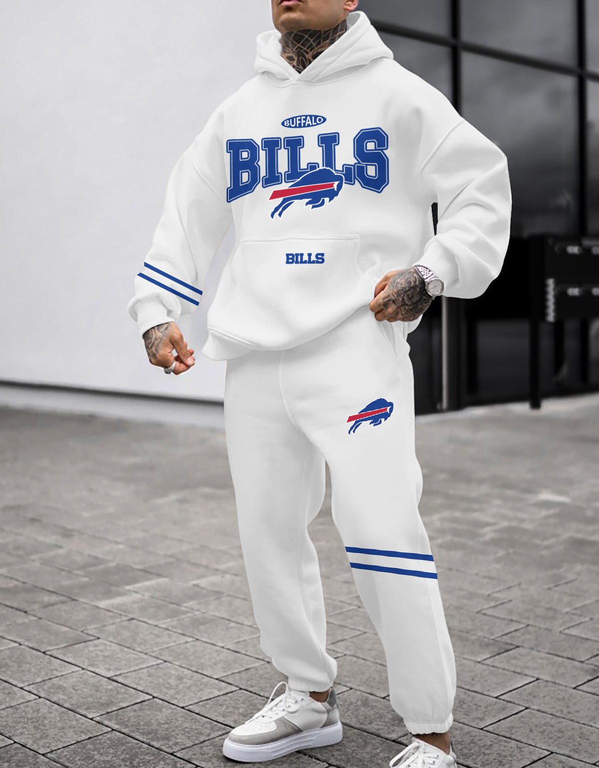 Buffalo Bills 3D Printed Pullover Hoodie And Sweatpant 2pcs Tracksuits