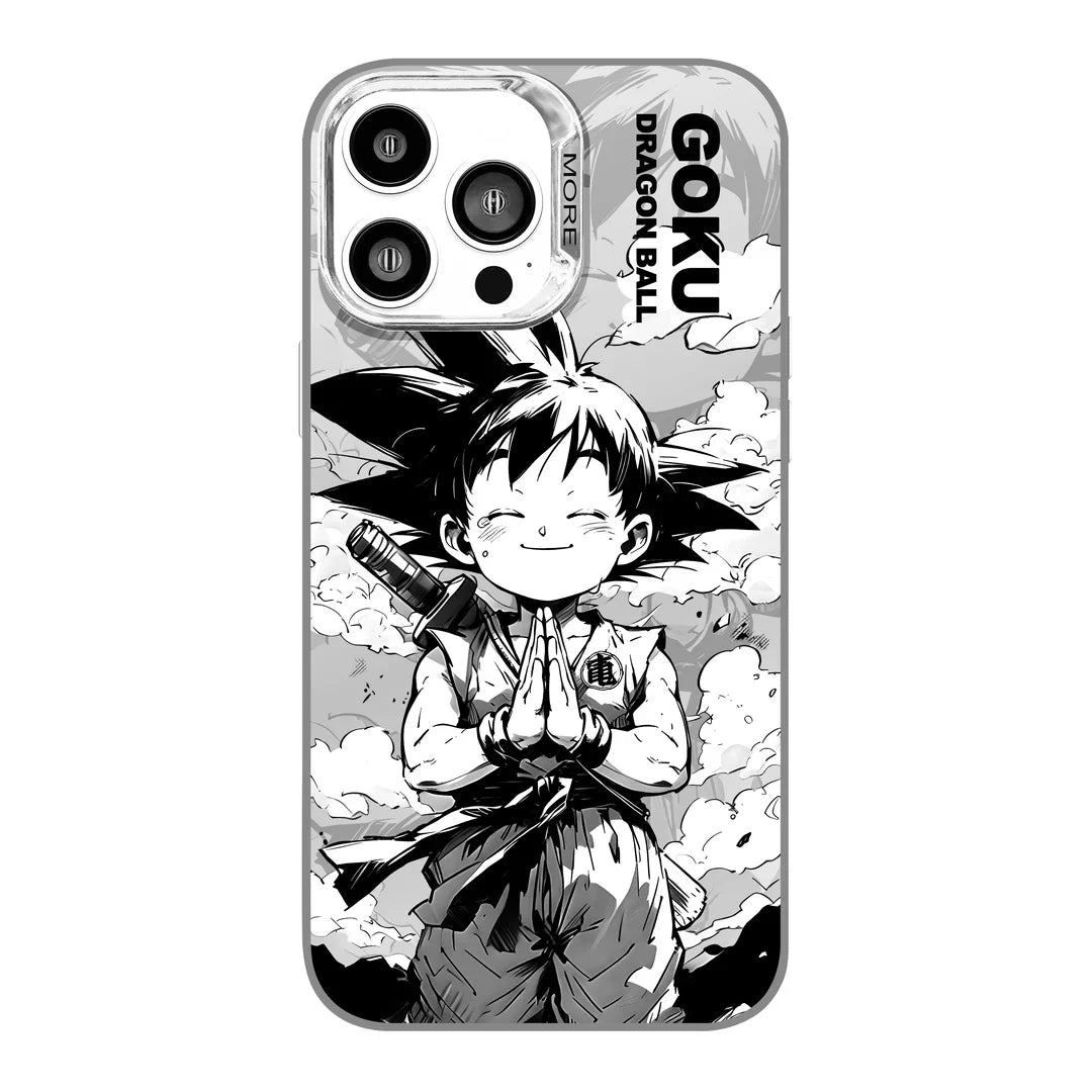 Baby Goku B&W iPhone Case