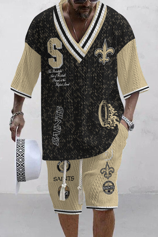 New Orleans Saints Limited Edition Top And Shorts Two-Piece Suits