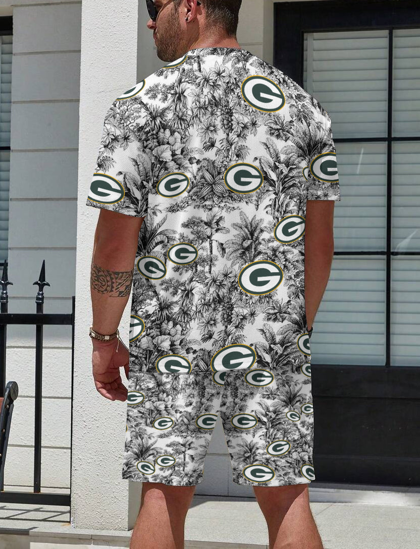 Green Bay Packers Limited Edition Top And Shorts Two-Piece Suits