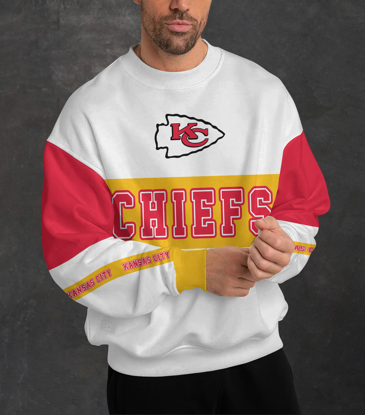 Kansas City Chiefs 3D Limited Edition Crew Neck sweatshirt