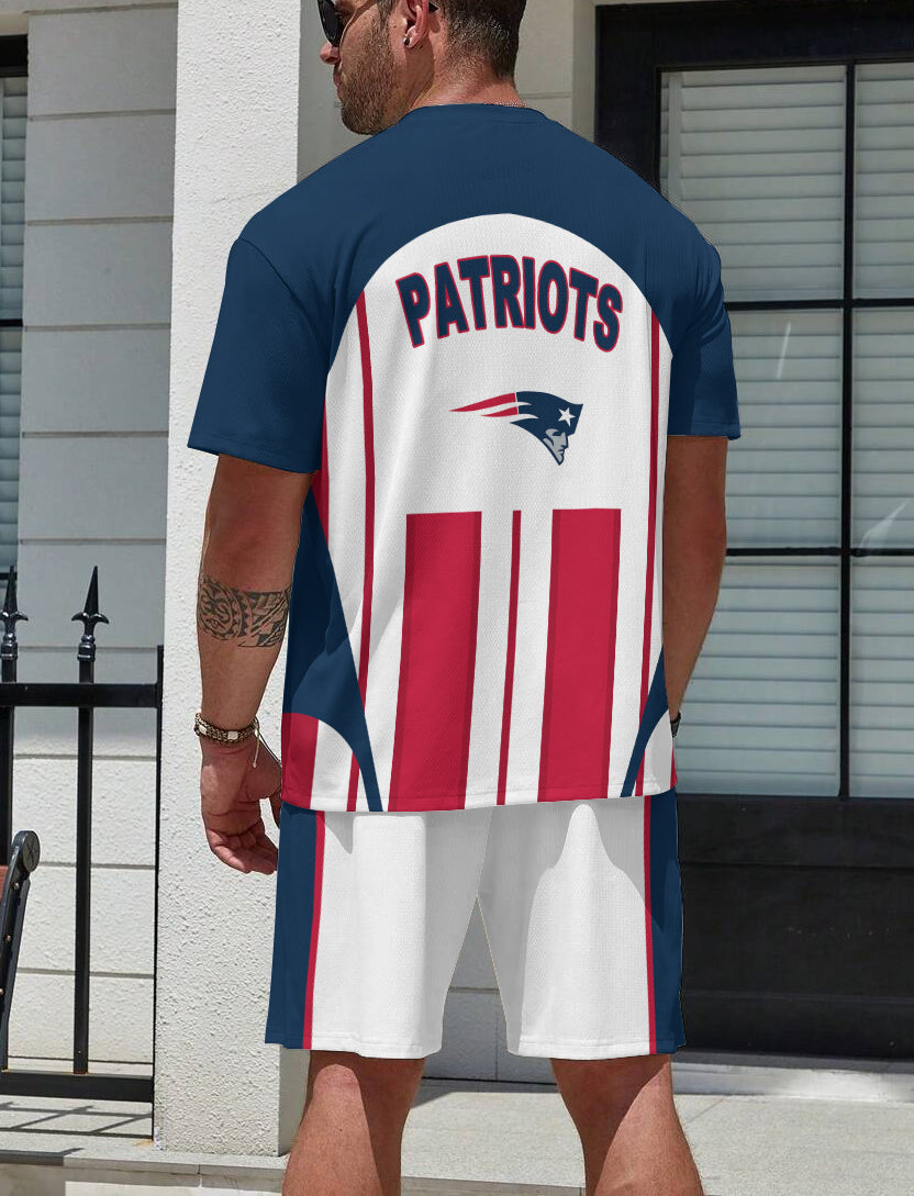 New England Patriots  Limited Edition Top And Shorts Two-Piece Suits