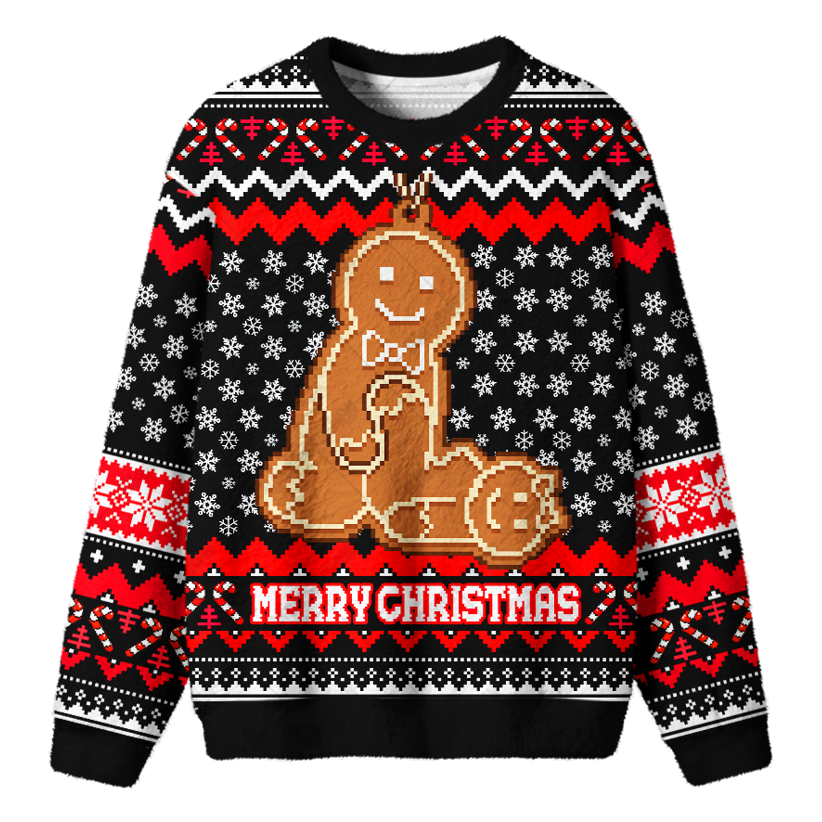 GINGER BREAK UGLY CHRISTMAS SWEATSHIRT — image 1