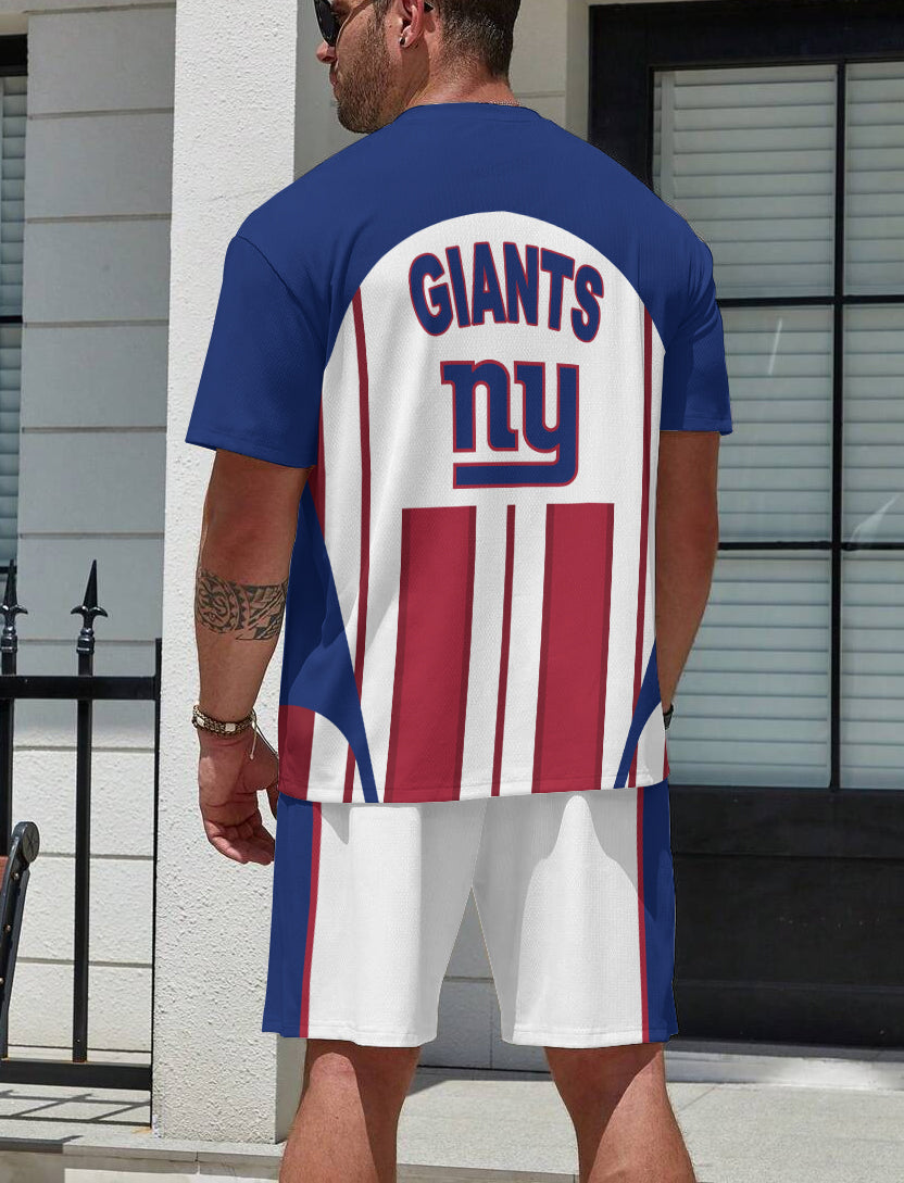 New York Giants  Limited Edition Top And Shorts Two-Piece Suits