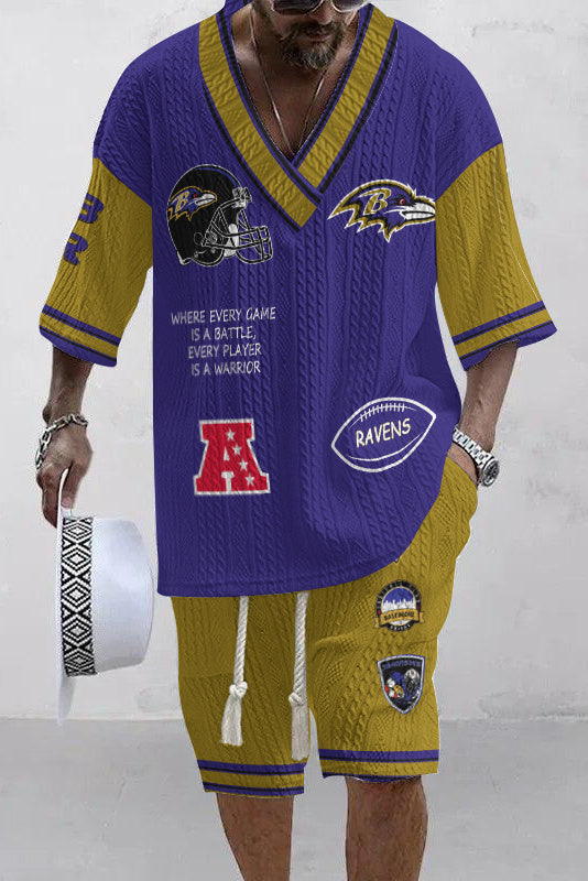 Baltimore Ravens Limited Edition Top And Shorts Two-Piece Suits
