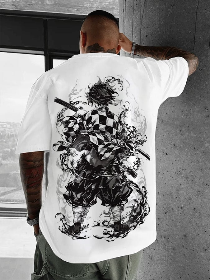 Fashion brand hip-hop   loose T-shirt
