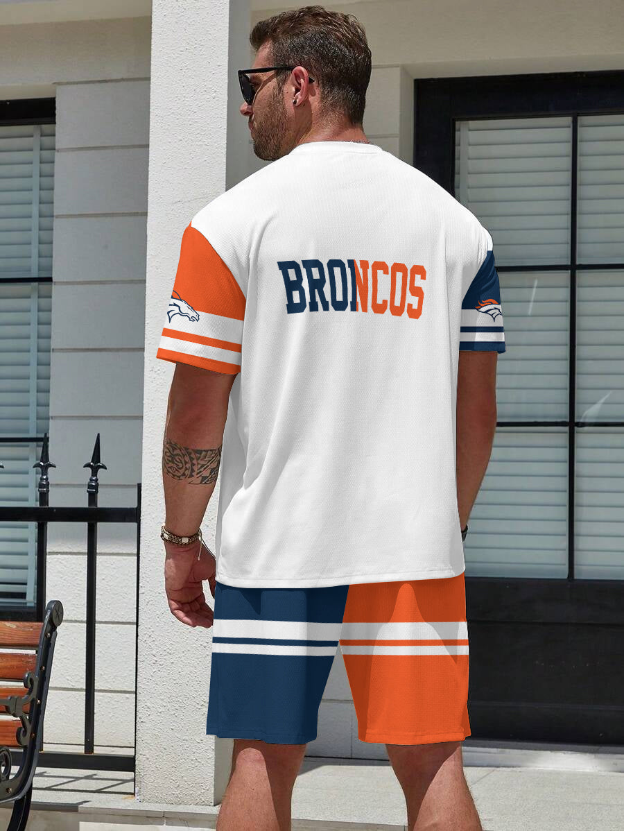 Denver Broncos  Limited Edition Top And Shorts Two-Piece Suits