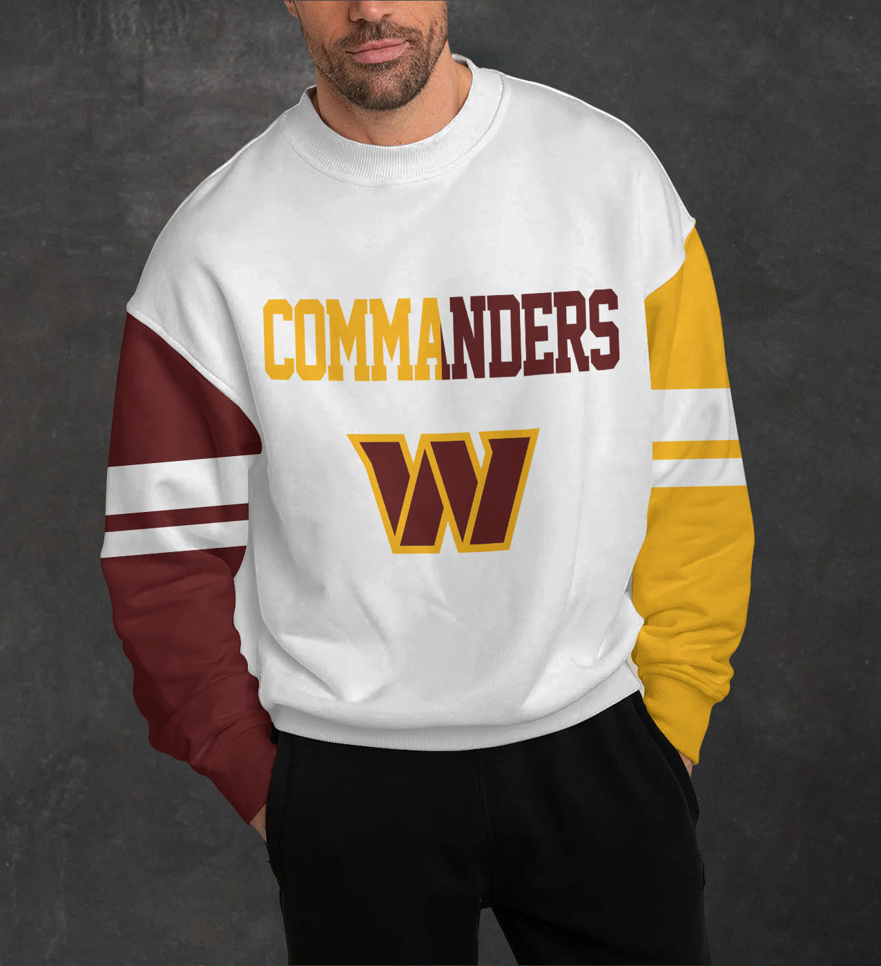 Washington Commanders 3D Limited Edition Crew Neck sweatshirt