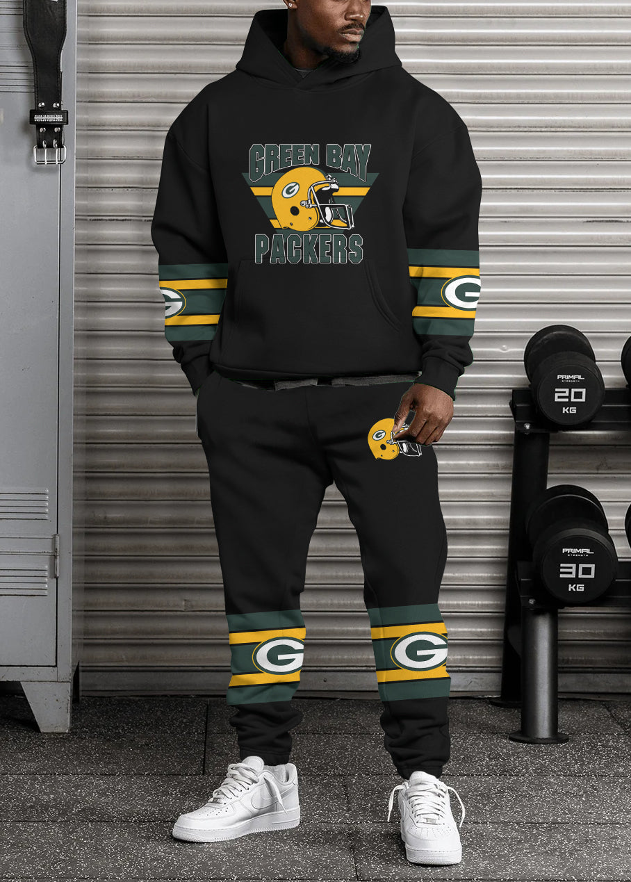 Green Bay Packers 3D Printed Pullover Hoodie And Sweatpant 2pcs Tracksuits