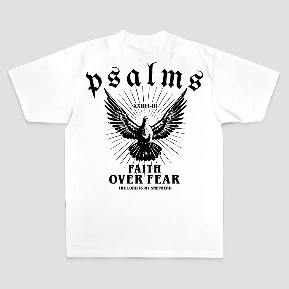 Faith Over Fear Printed Men's T-shirt