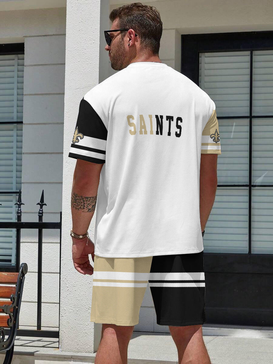 New Orleans Saints  Limited Edition Top And Shorts Two-Piece Suits