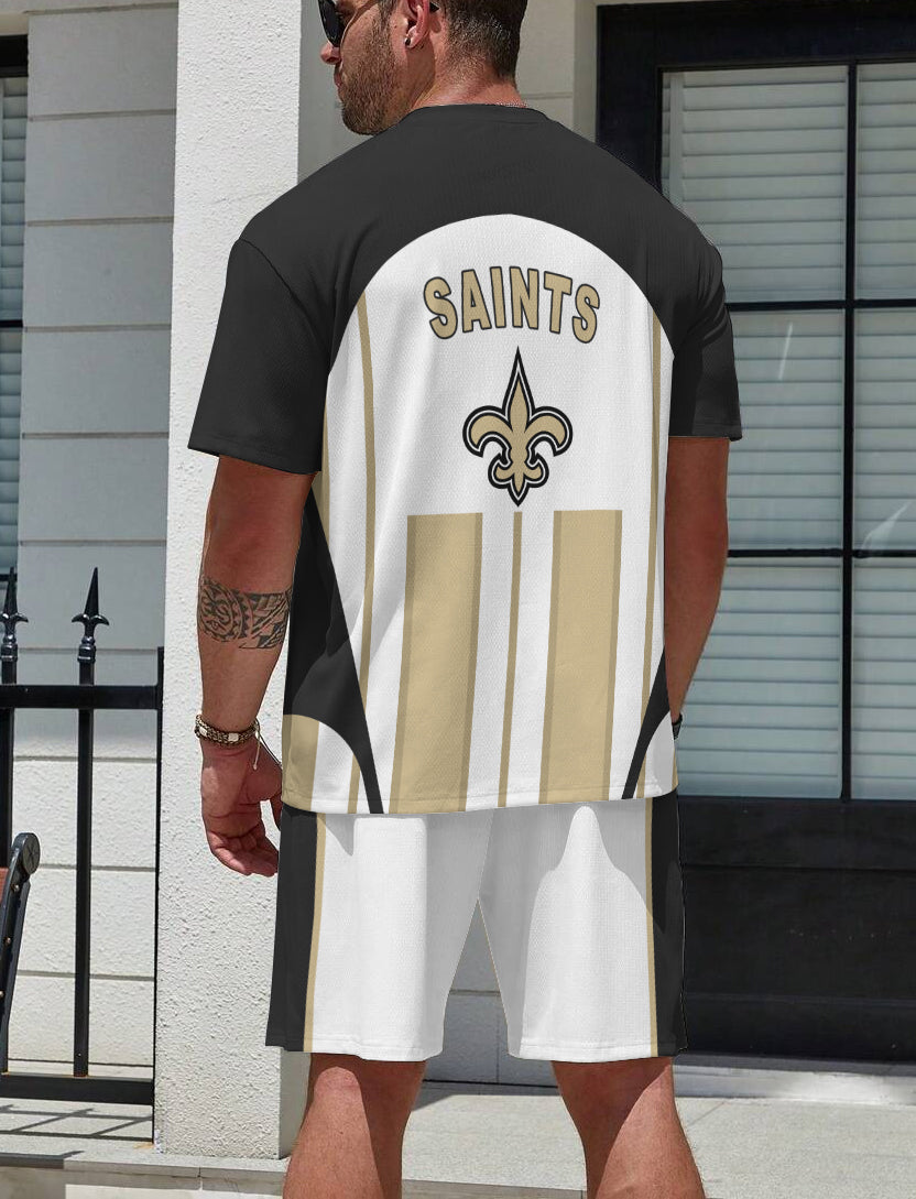 New Orleans Saints  Limited Edition Top And Shorts Two-Piece Suits