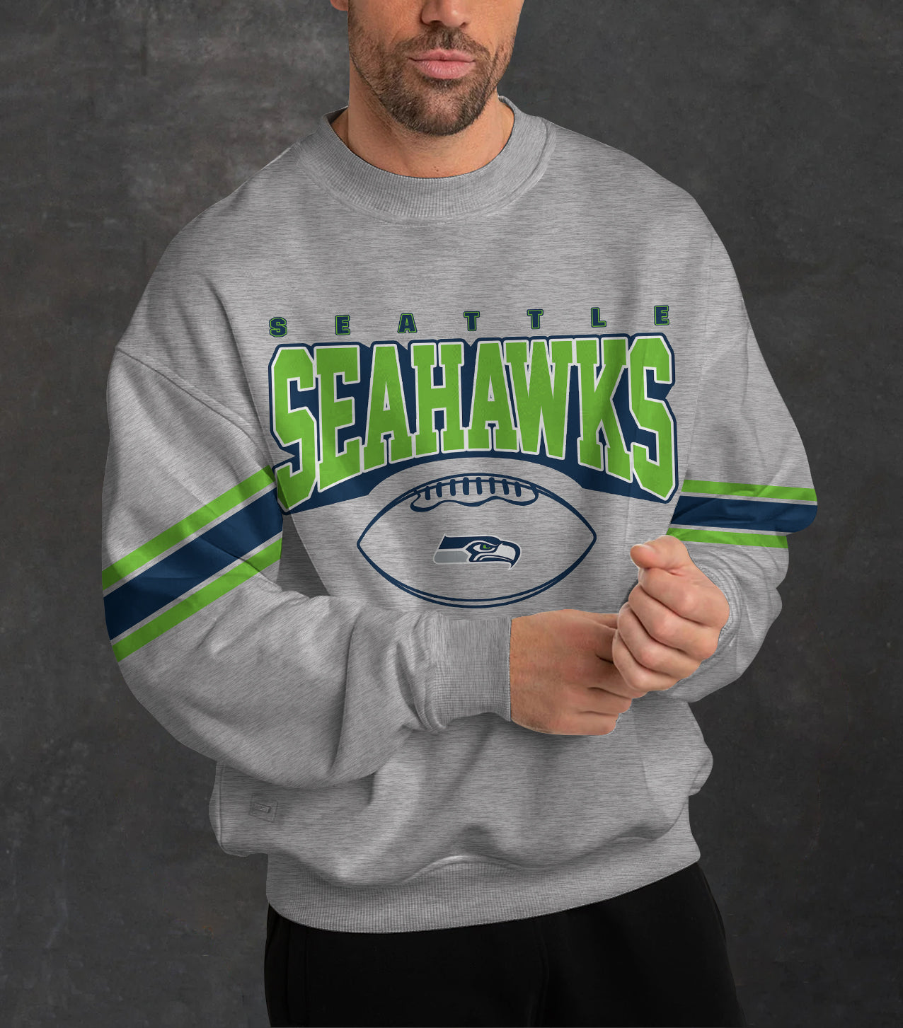 Seattle Seahawks 3D Limited Edition Crew Neck sweatshirt