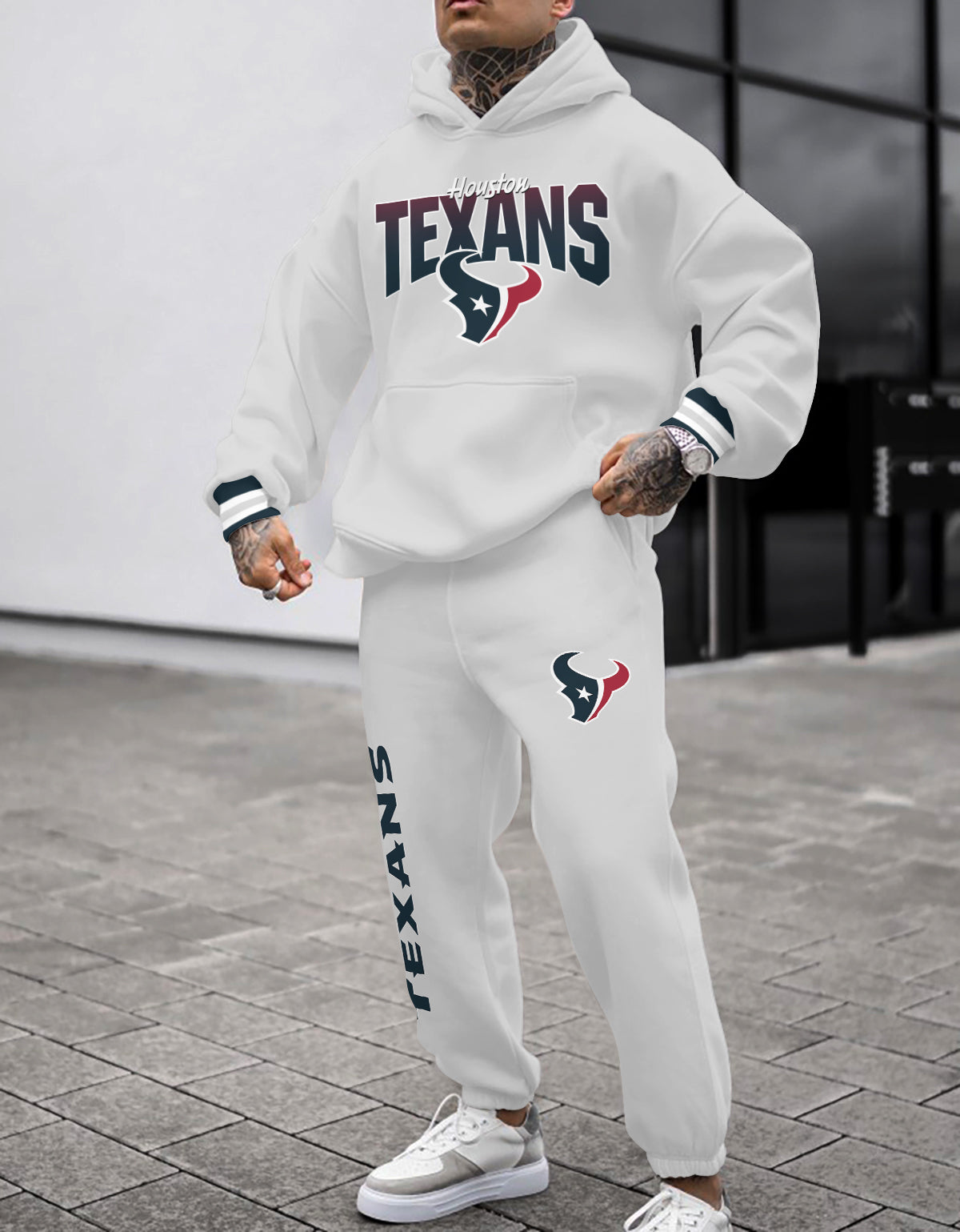 Houston Texans 3D Printed Pullover Hoodie And Sweatpant 2pcs Tracksuits