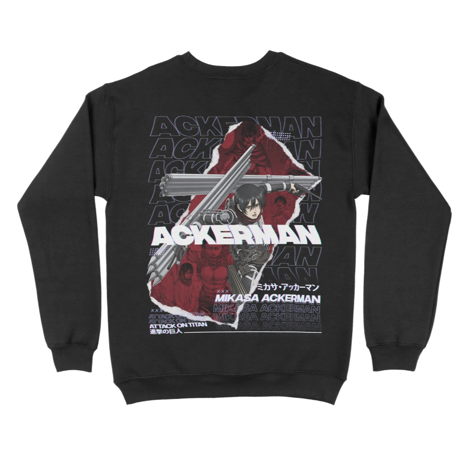 Mikasa Ackerman Attack on Titan | Sweatshirt