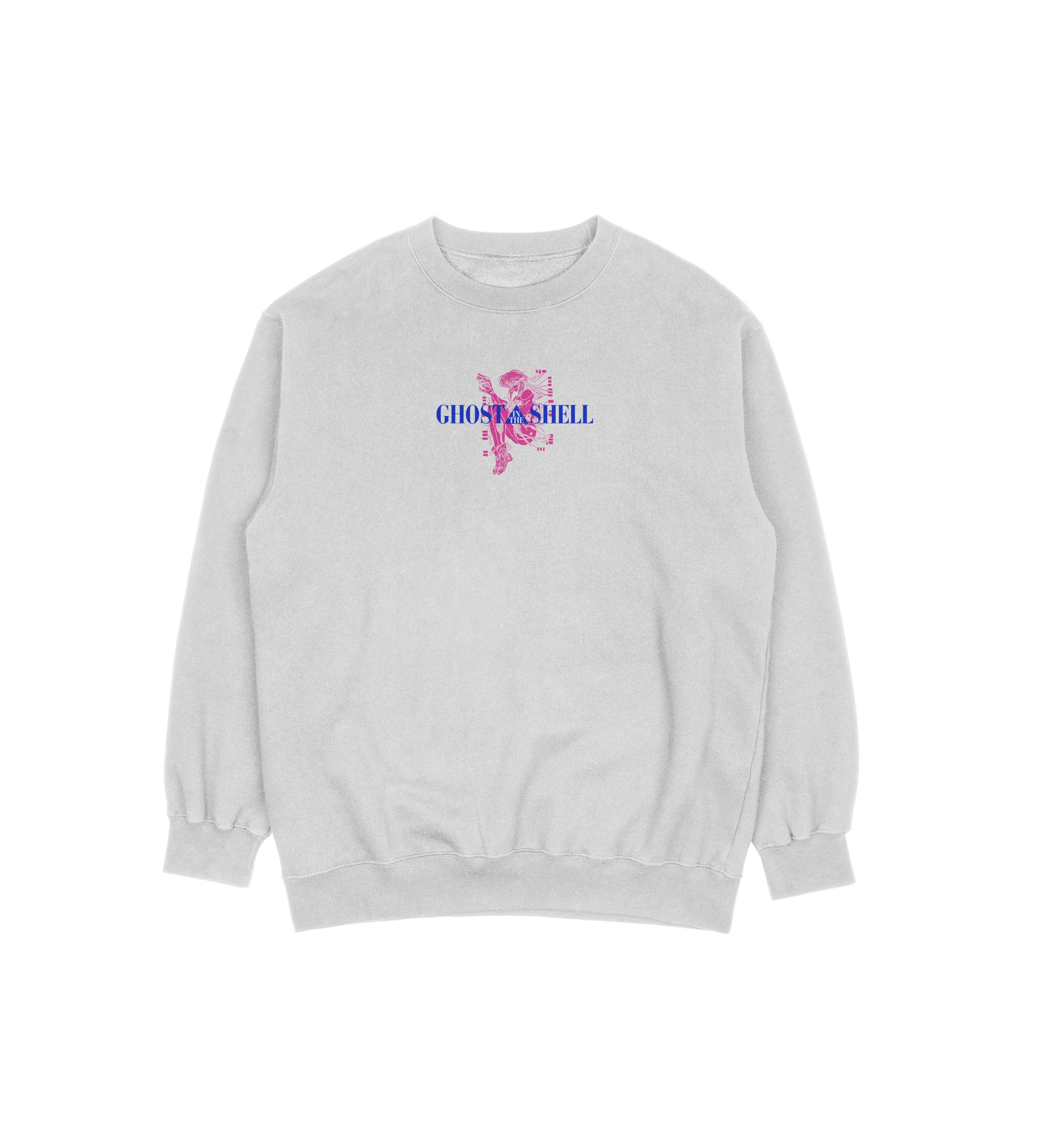 Ghost In the Shell Old School Anime | White Sweatshirt