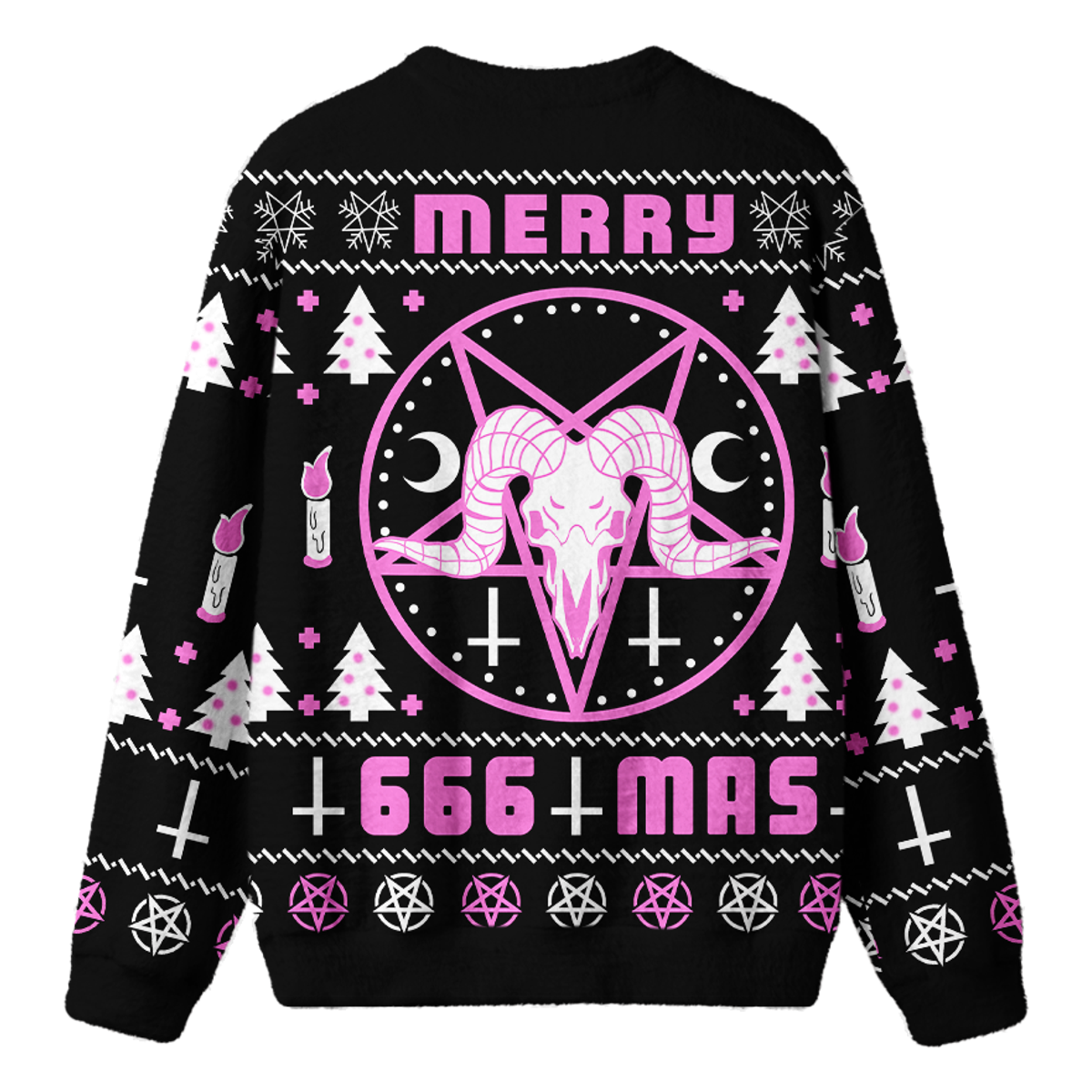 MERRY 666 MAS UGLY CHRISTMAS SWEATSHIRT — image 2