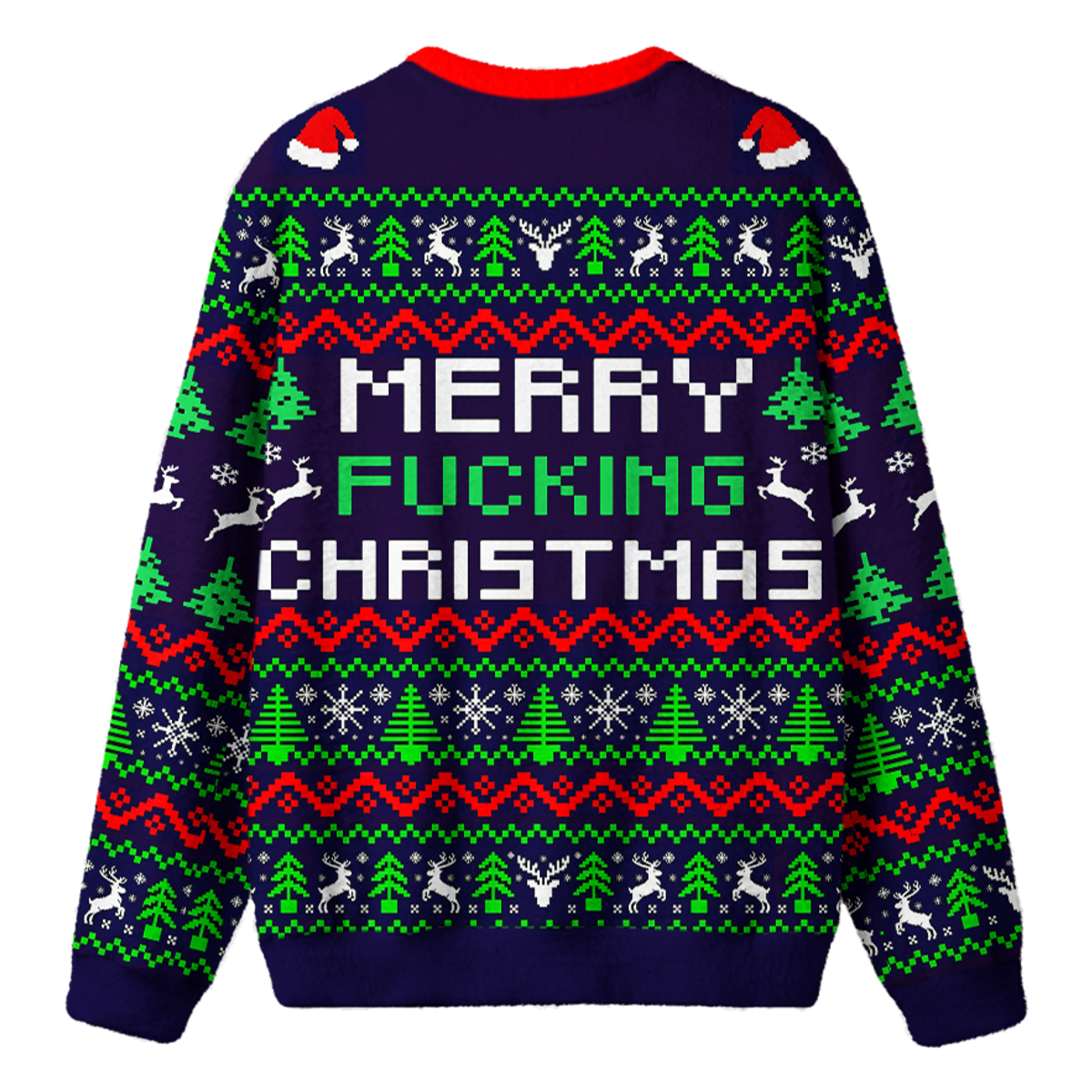 MERRY F** CHRISTMAS UGLY CHRISTMAS SWEATSHIRT — image 2