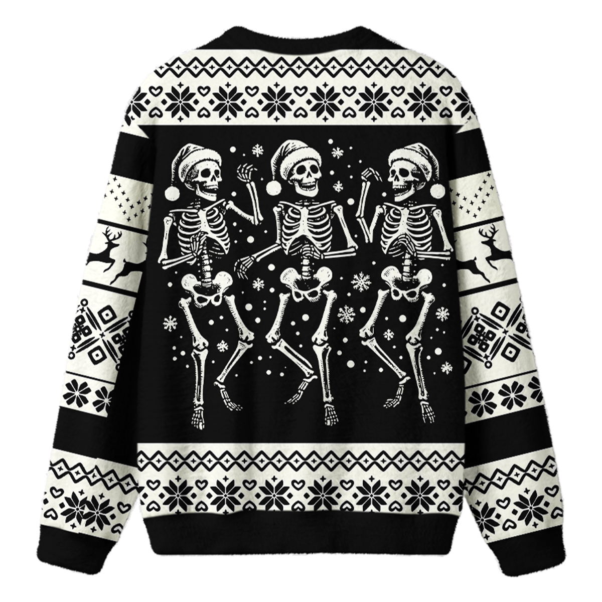 SKELETON UGLY CHRISTMAS SWEATSHIRT — image 2