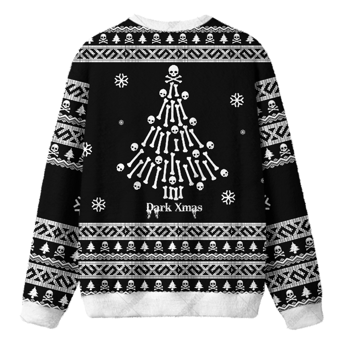 DARK XMAS UGLY CHRISTMAS SWEATSHIRT — image 2