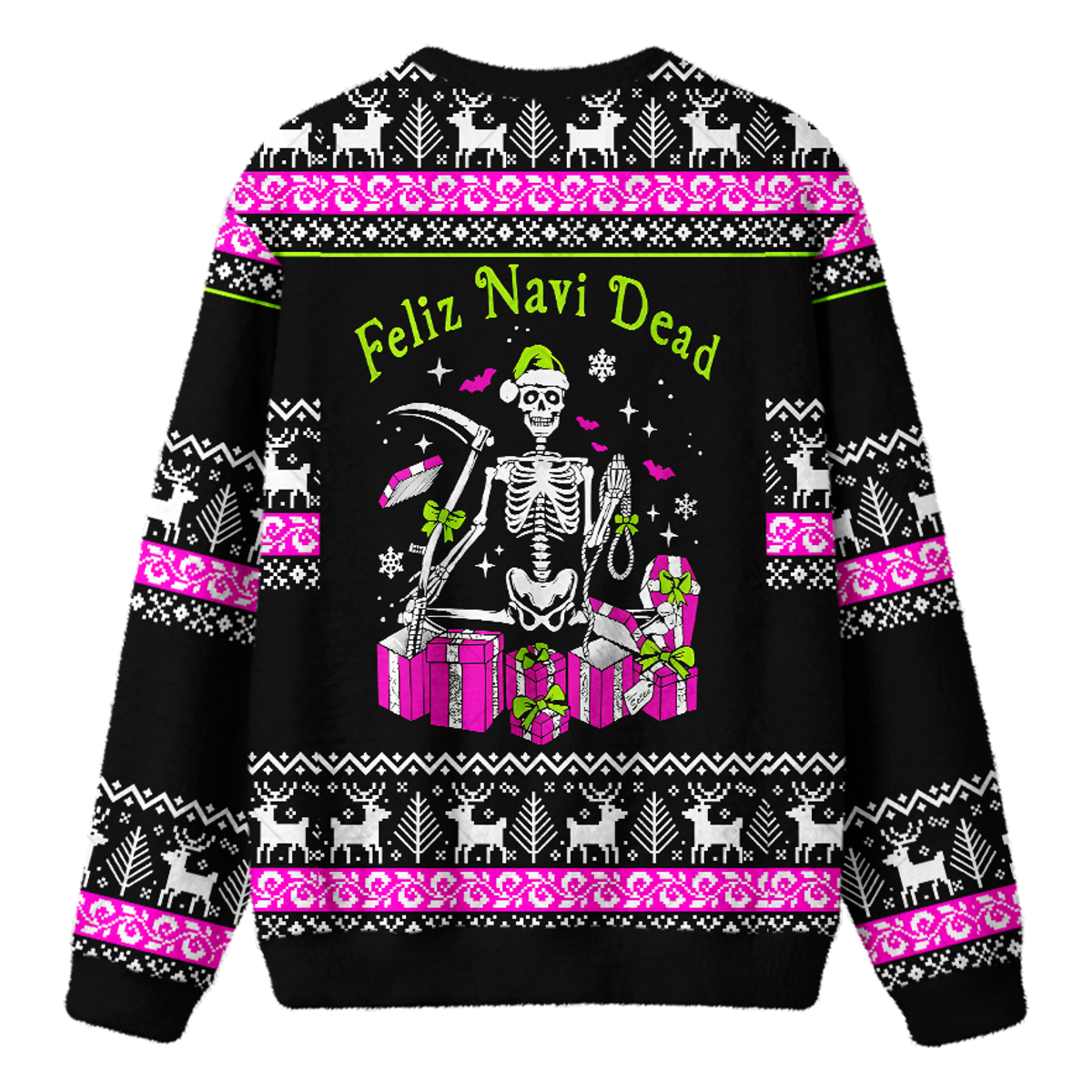 FELIZ NAVI DEAD UGLY CHRISTMAS SWEATSHIRT — image 2