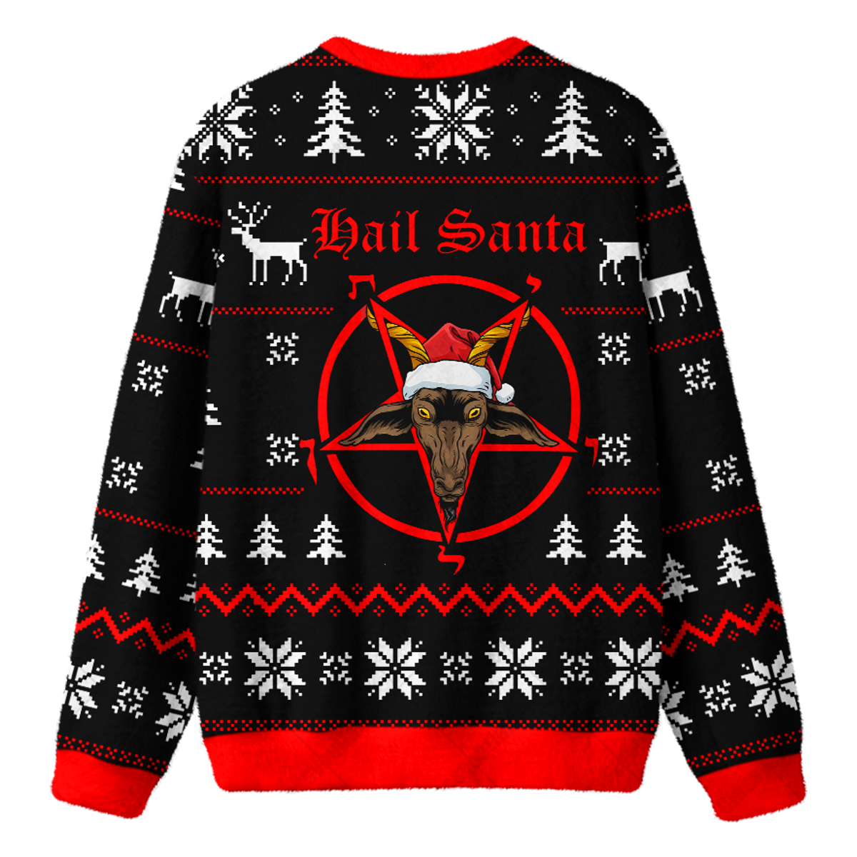 HAIL SANTA UGLY CHRISTMAS SWEATSHIRT — image 2