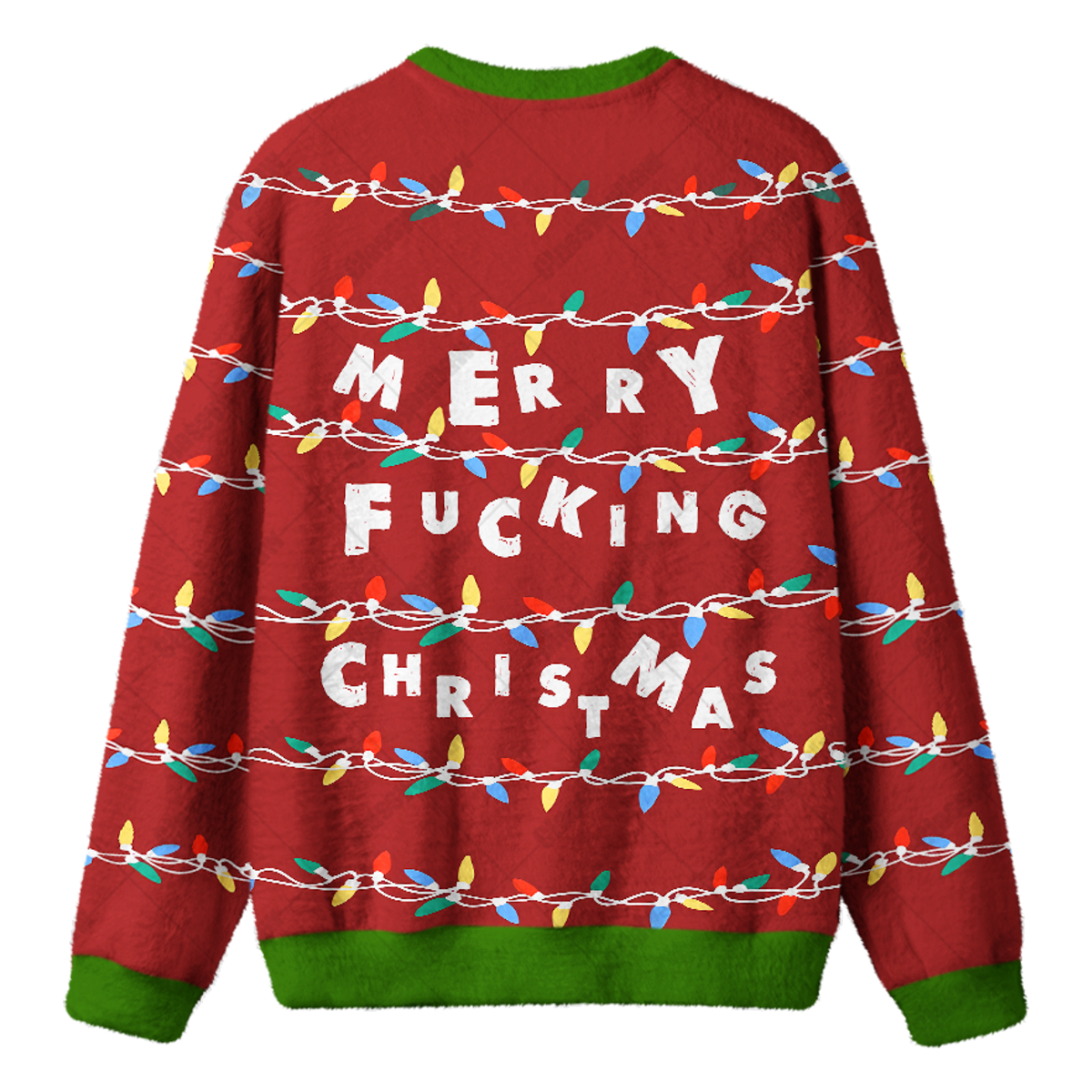 MERRY FUCKING CHISTMAS UGLY CHRISTMAS SWEATSHIRT — image 2