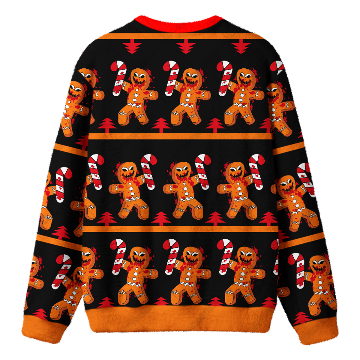 SPOOKY GINGERBREAD UGLY CHRISTMAS SWEATSHIRT — image 2