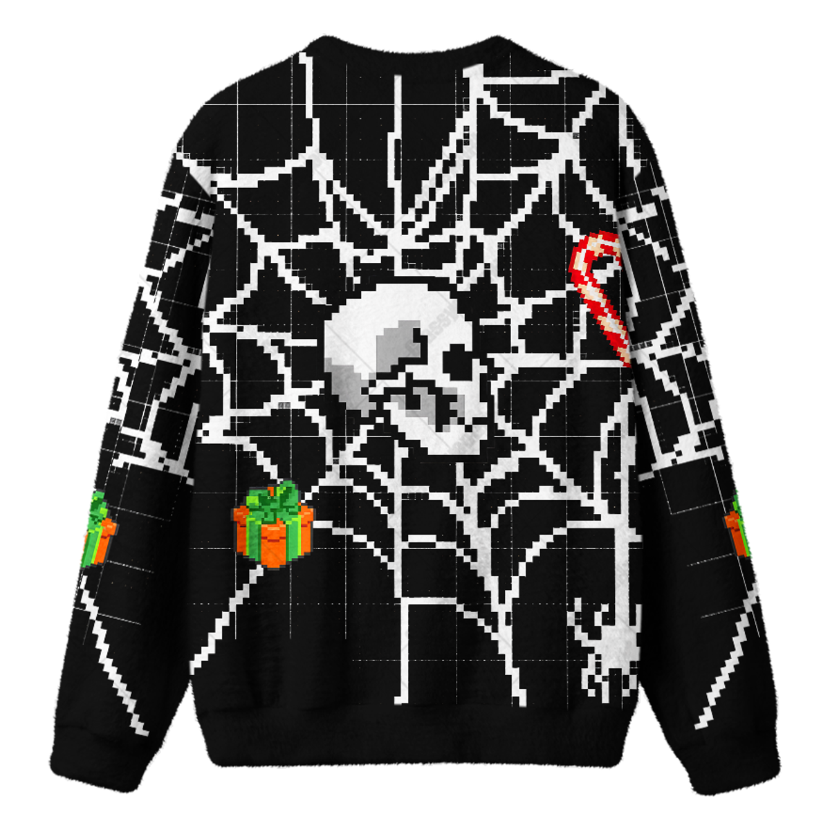 SPIDER WEB UGLY CHRISTMAS SWEATSHIRT — image 2