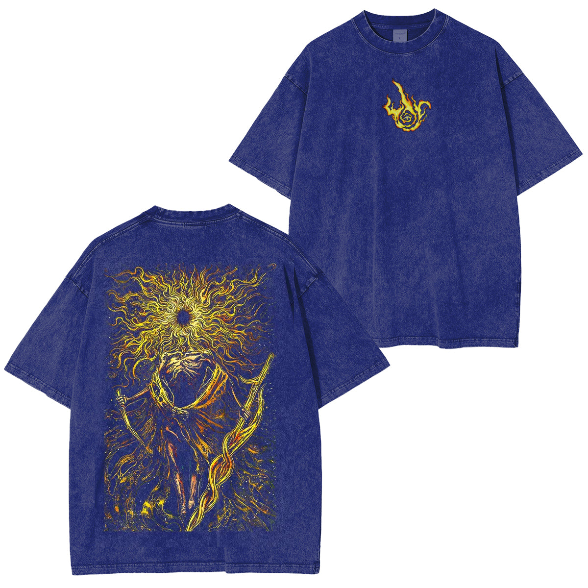 Midra Lord of Frenzied Flame Graphic Vintage Washed Unisex T-Shirt
