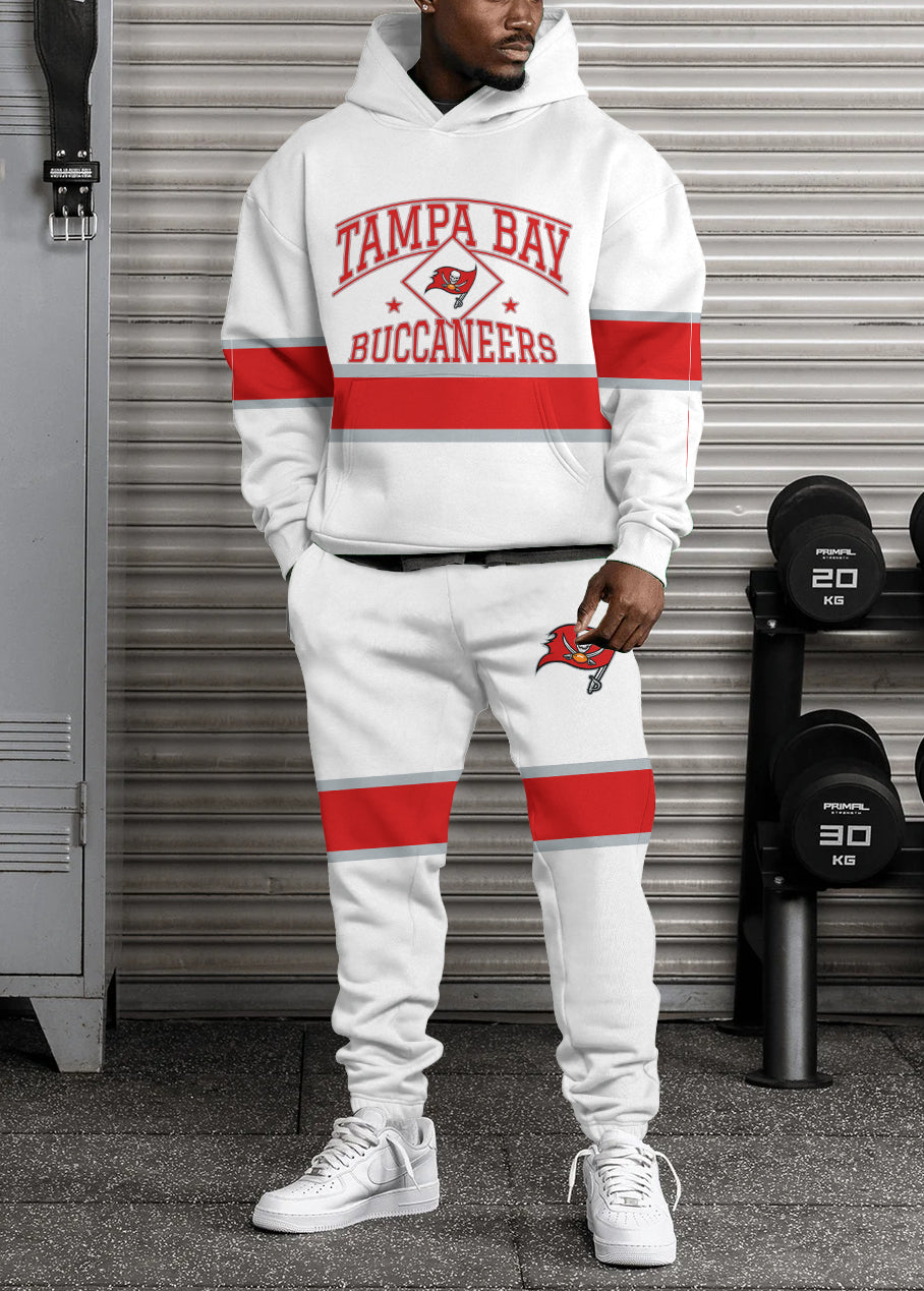 Tampa Bay Buccaneers 3D Printed Pullover Hoodie And Sweatpant 2pcs Tracksuits