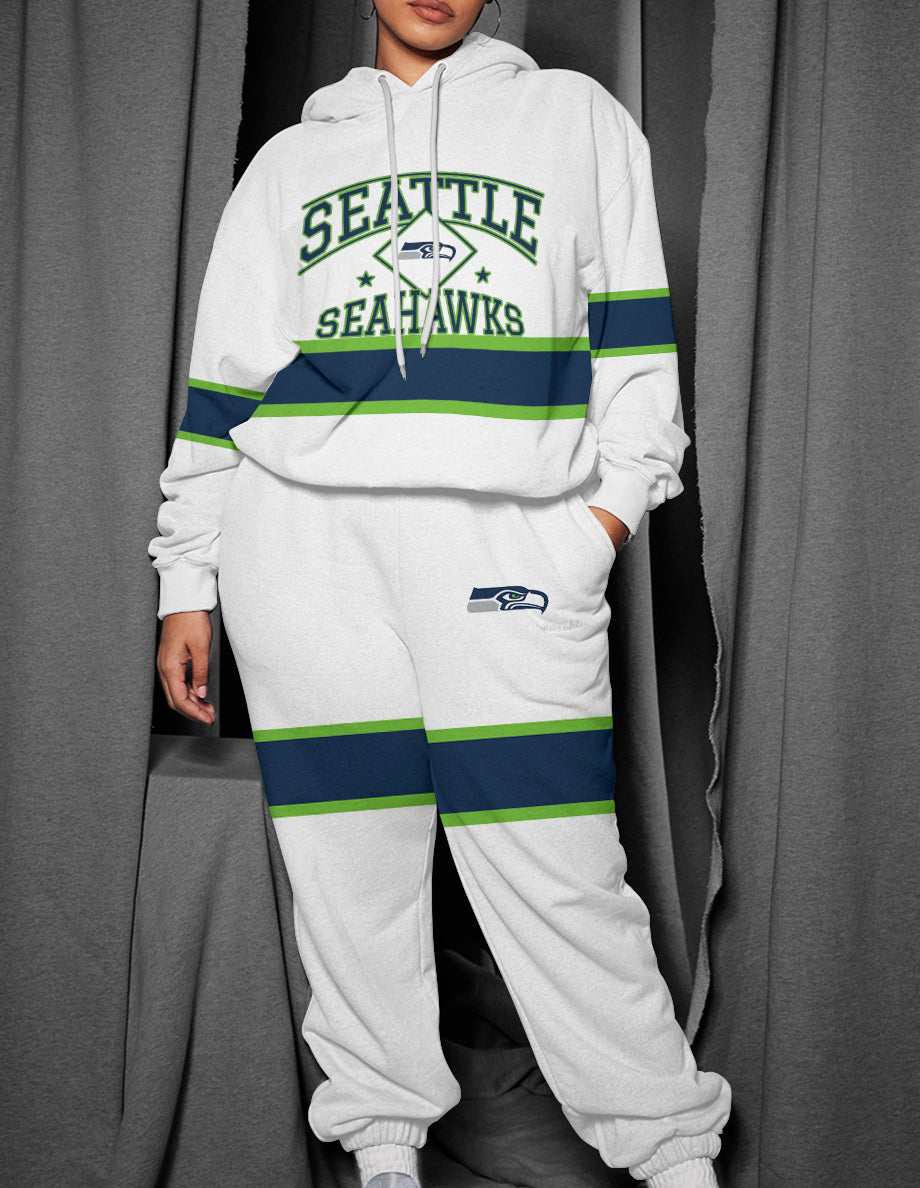 Seattle Seahawks 3D Printed Pullover Hoodie And Sweatpant 2pcs Tracksuits