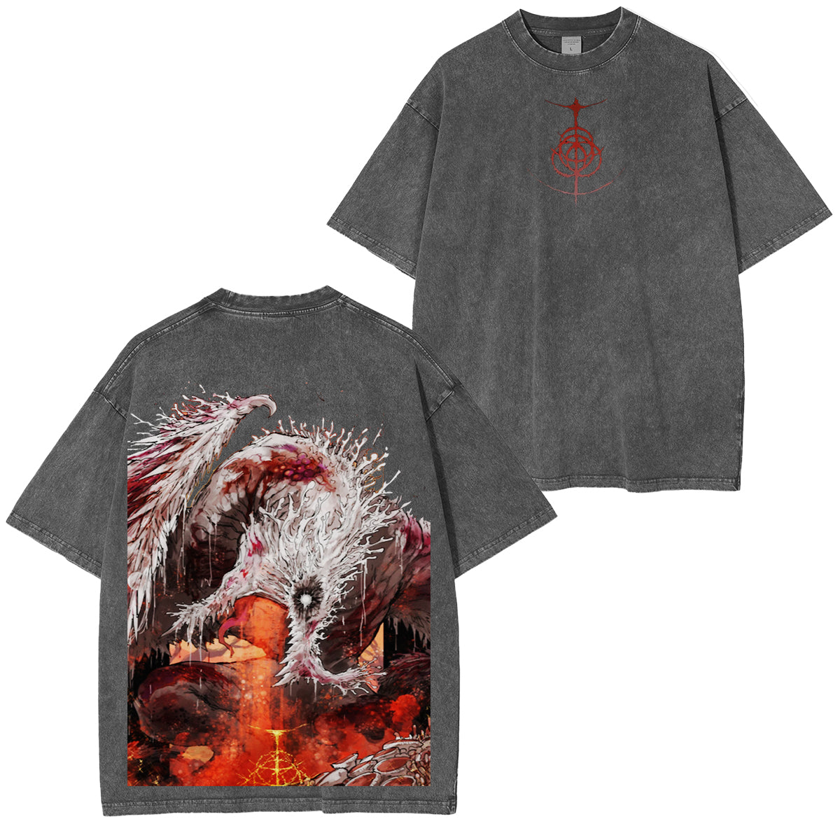 Elden Ring Evil Vintage Washed Unisex T-Shirt