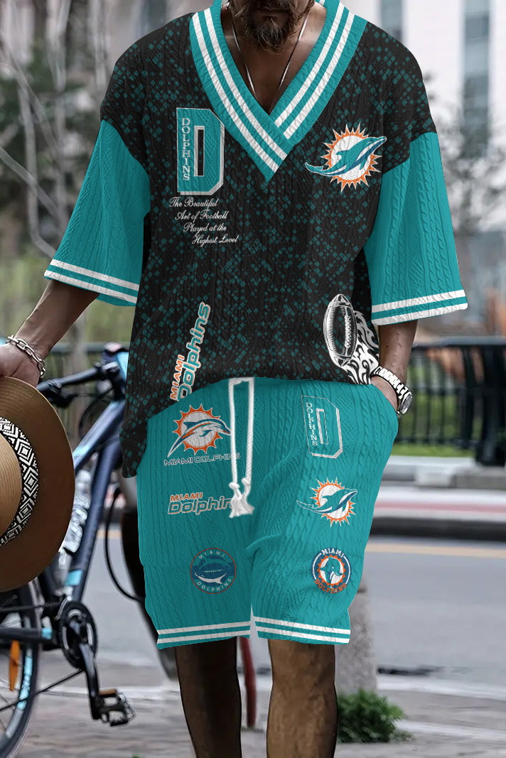 Miami Dolphins Limited Edition Top And Shorts Two-Piece Suits