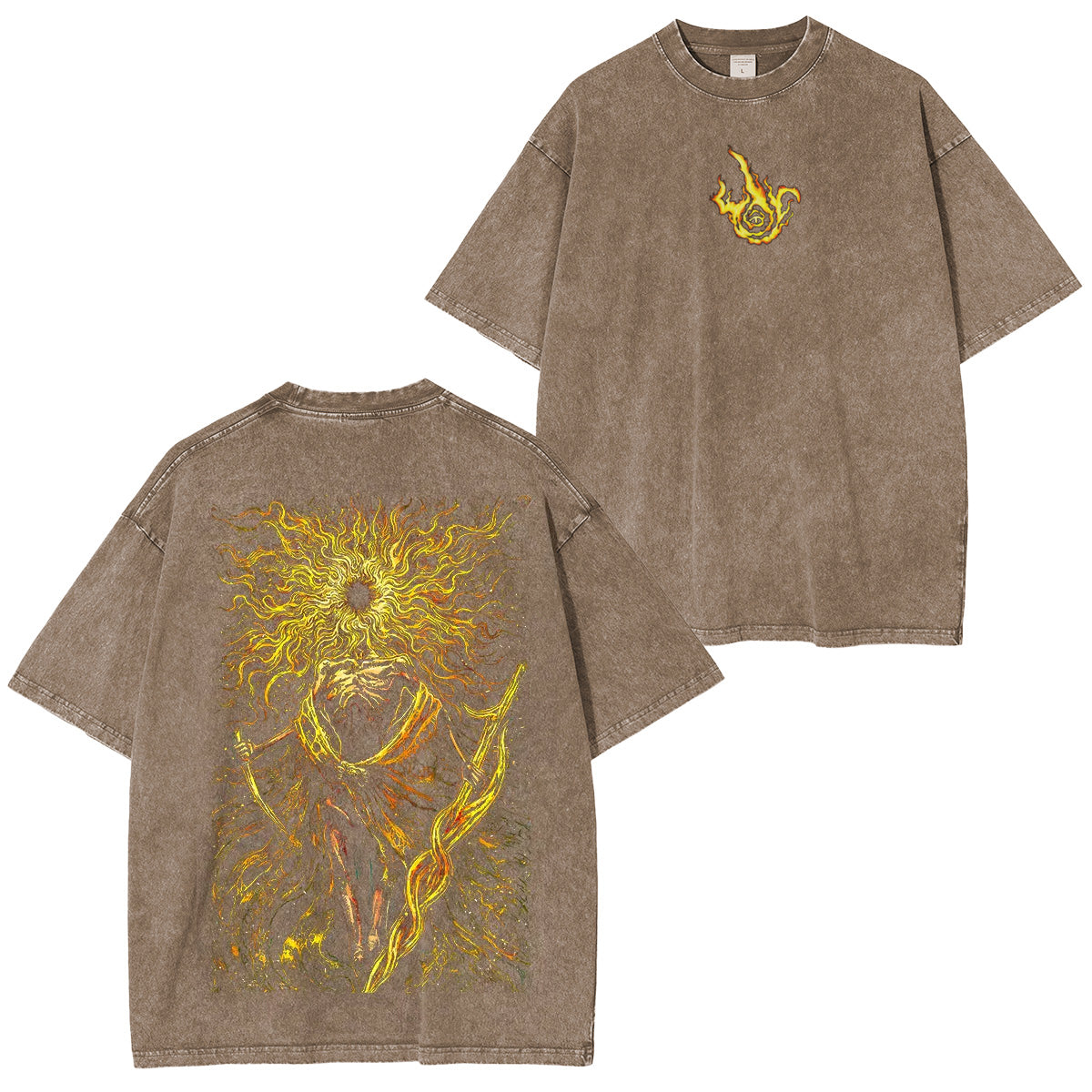 Midra Lord of Frenzied Flame Graphic Vintage Washed Unisex T-Shirt