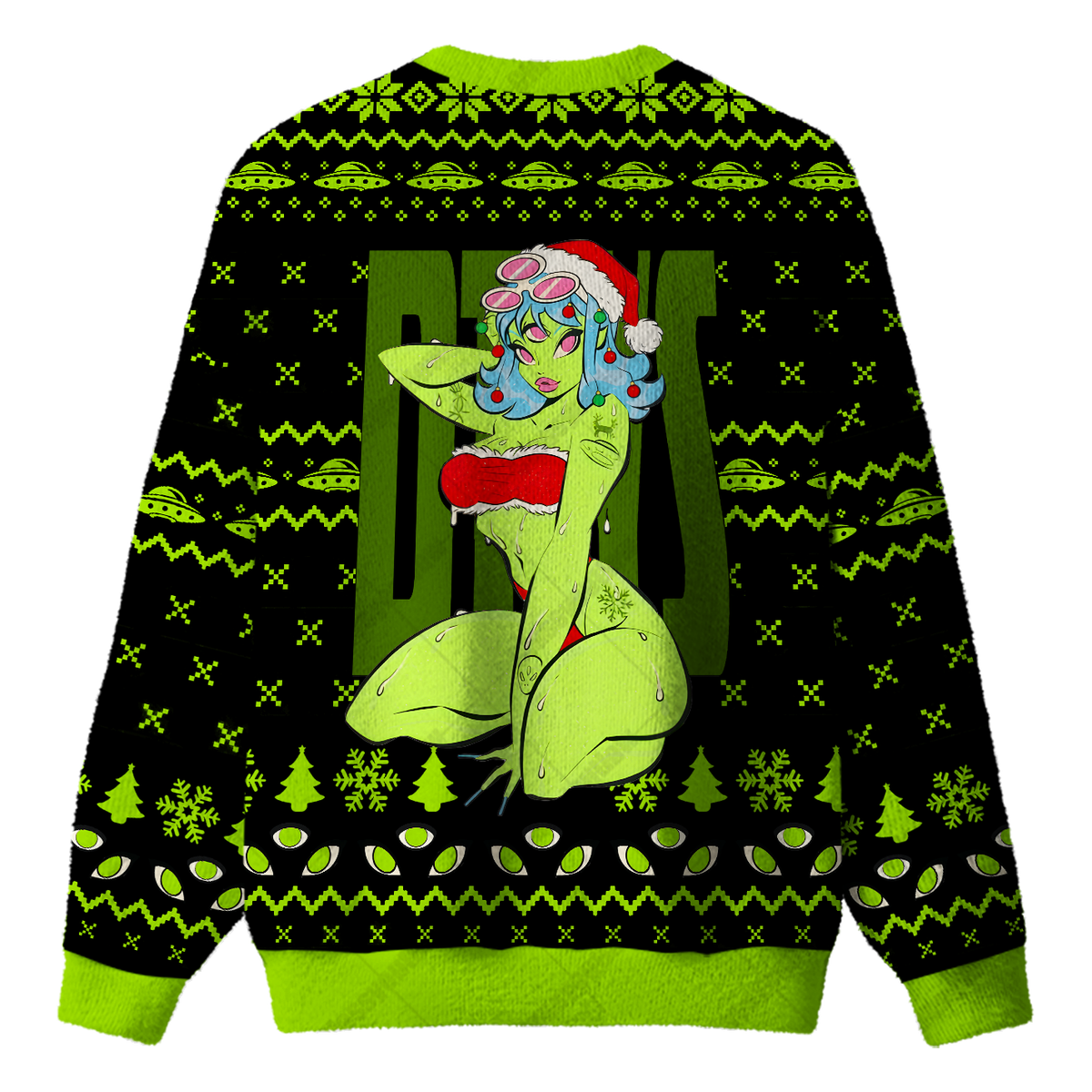 ALIEN DIVA UGLY CHRISTMAS SWEATSHIRT — image 2