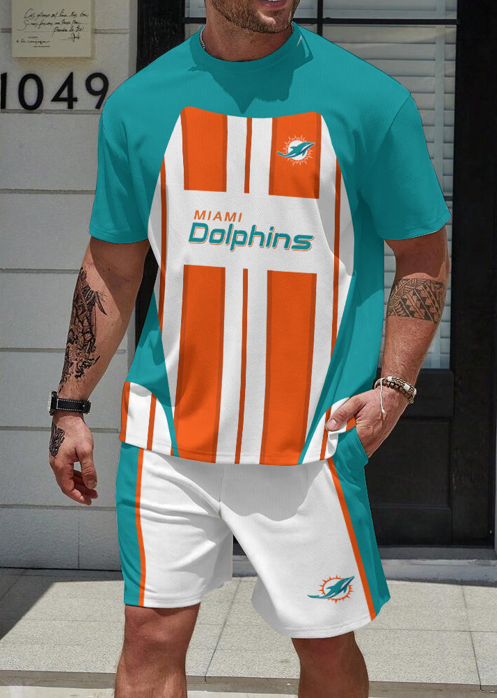 Miami Dolphins  Limited Edition Top And Shorts Two-Piece Suits