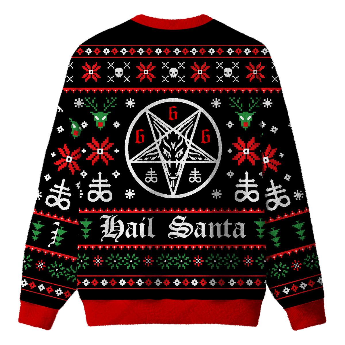 HAIL SANTA UGLY CHRISTMAS SWEATSHIRT — image 2