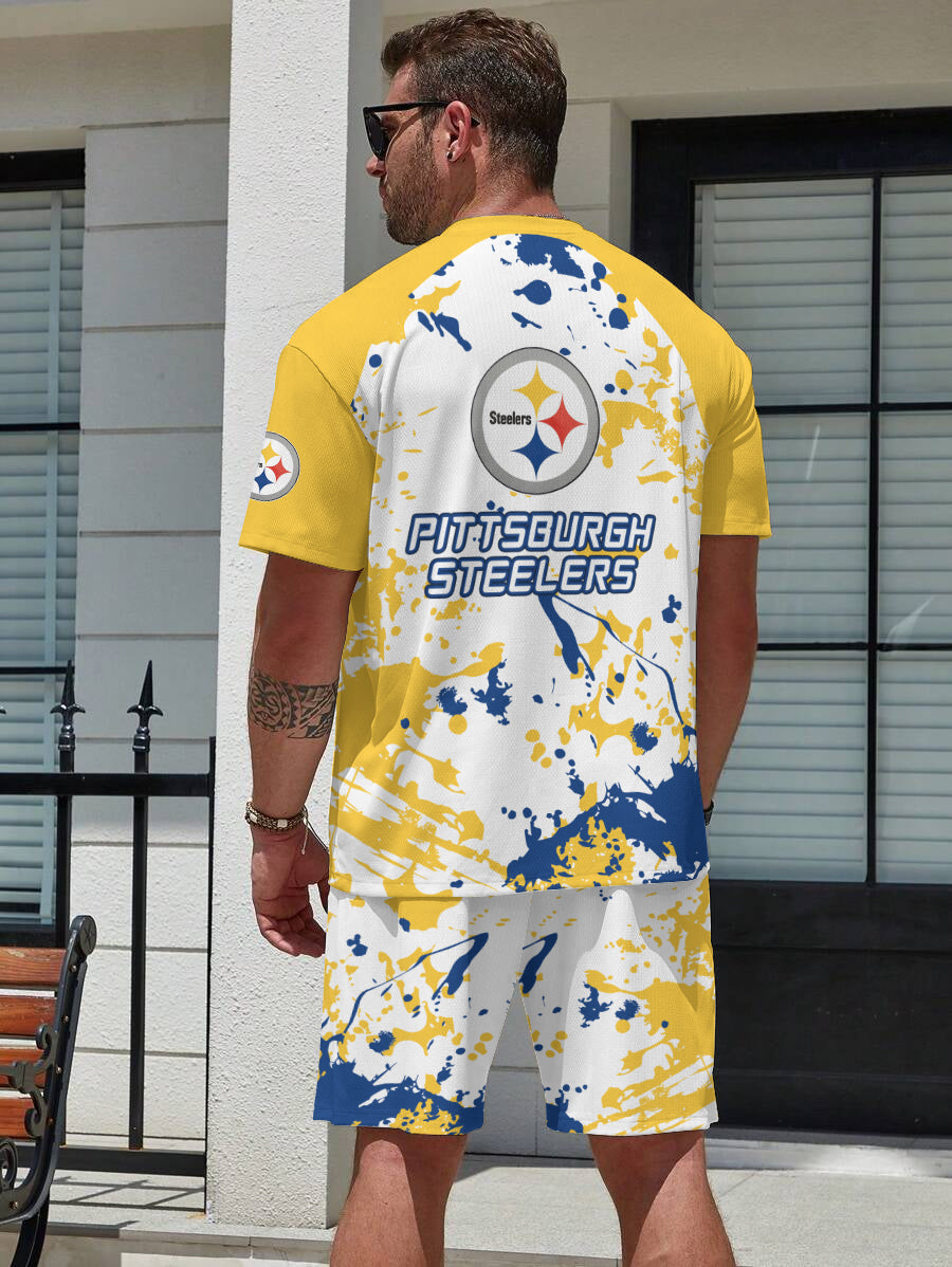 Pittsburgh Steelers Limited Edition Top And Shorts Two-Piece Suits