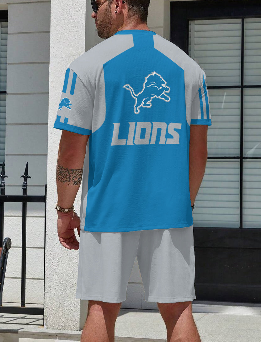 Detroit Lions Limited Edition Top And Shorts Two-Piece Suits
